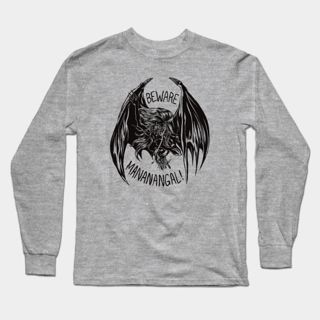 Beware Mananangal! Long Sleeve T-Shirt by superdoop